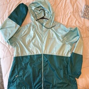 Columbia Two-Tone Teal and Aqua Jacket